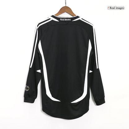 Retro Men's Real Madrid 2006/07 Away Long Sleeve Soccer Jersey