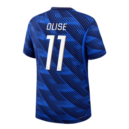 France World Cup 2026 Home Soccer Jersey - OLISE #11 (Player Edition)