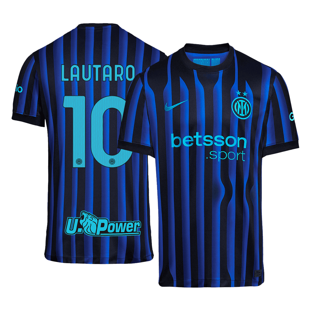 LAUTARO #10 Men's Inter Milan 2025/26 Home Soccer Jersey