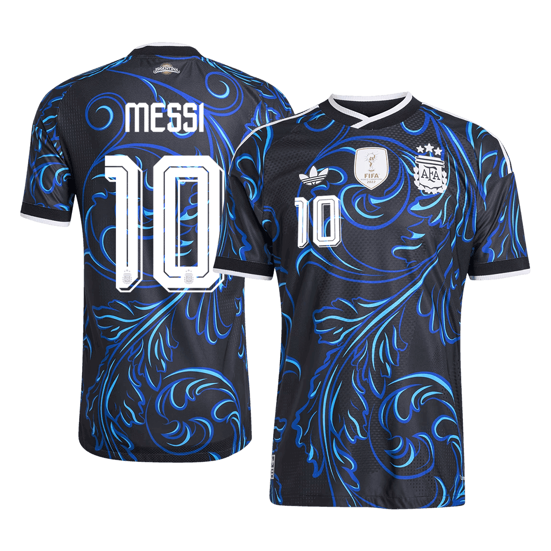 MESSI #10 Men's Argentina World Cup 2026 Player Version Away Soccer Jersey - Slim Fit