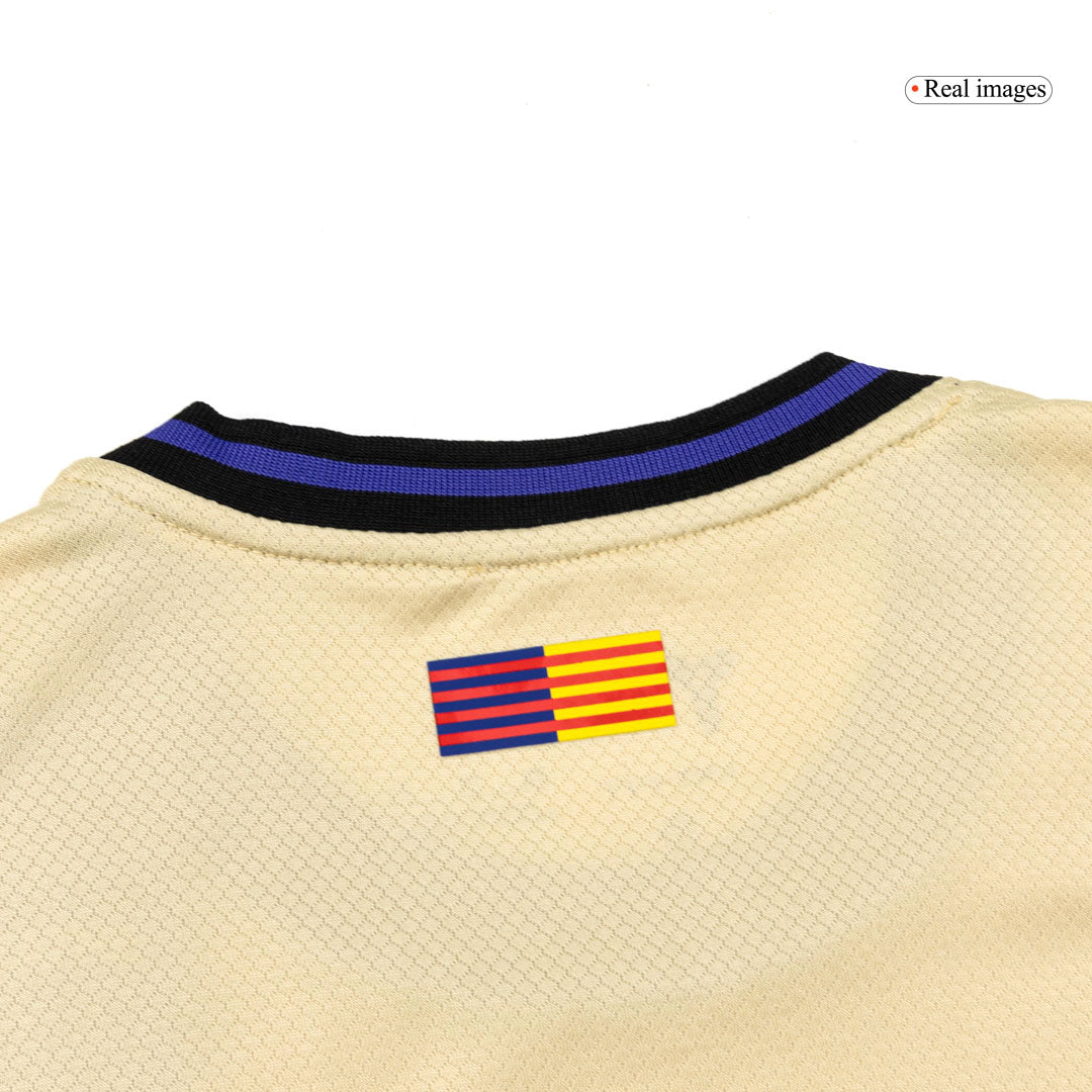 Kid's Barcelona 2025/26 Away Soccer Jersey Kit