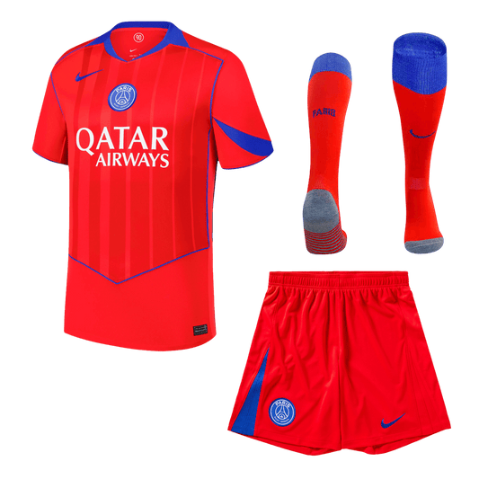 Men's PSG 2025/26 Third Away Soccer Jersey Full Kit