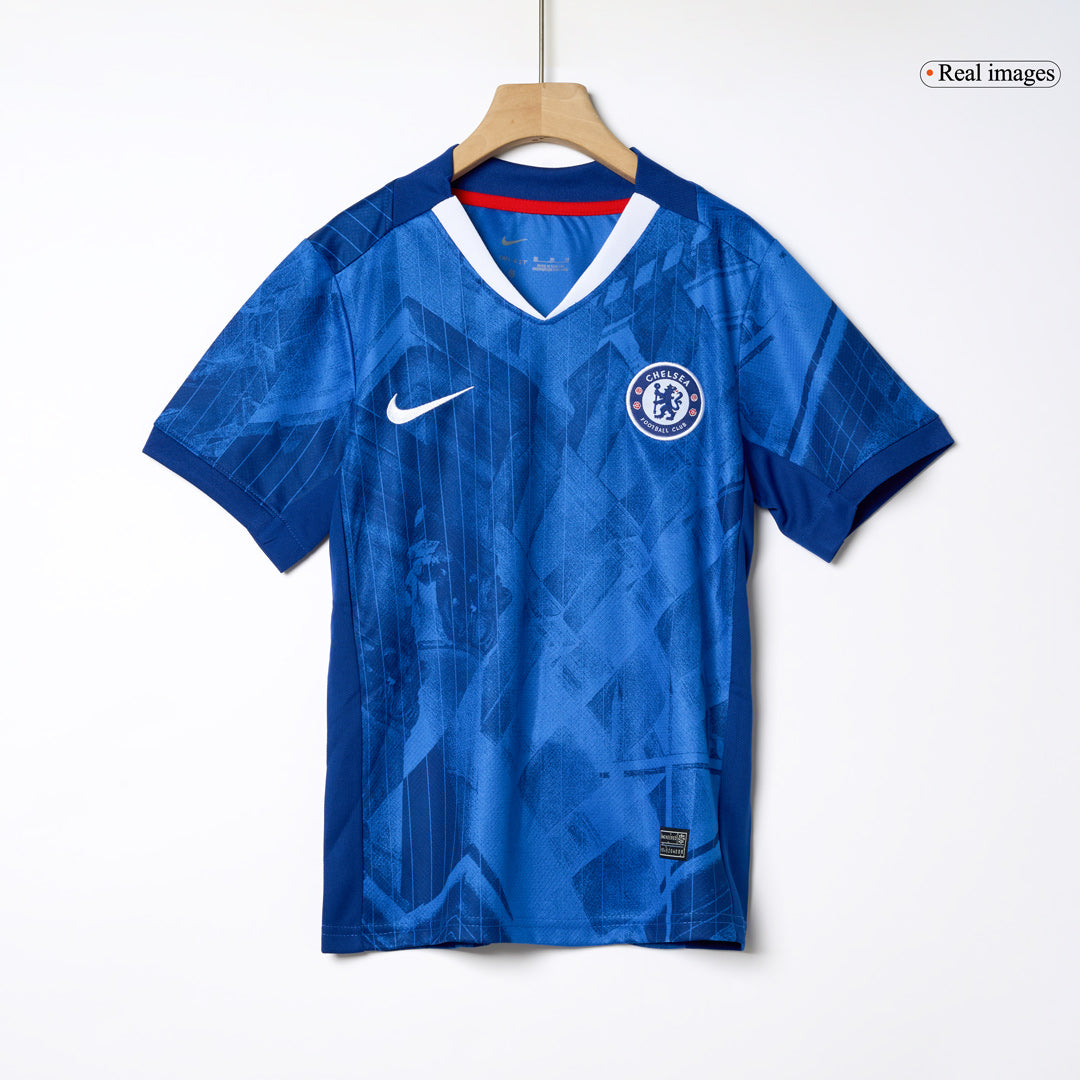 Kids Chelsea 2025/26 Home Soccer Kit