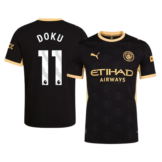 Manchester City 2026/27 Away Soccer Jersey - DOKU #11 (Player Edition)