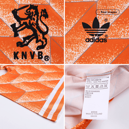 Netherlands 1988 Retro Home Soccer Jersey