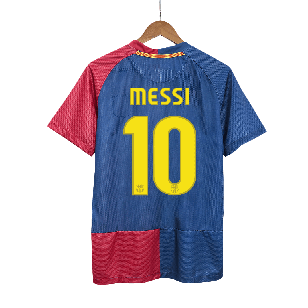 Barcelona 2008/09 Retro Home Soccer Jersey - MESSI #10 – UCL Final