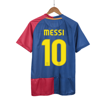 Barcelona 2008/09 Retro Home Soccer Jersey - MESSI #10 – UCL Final