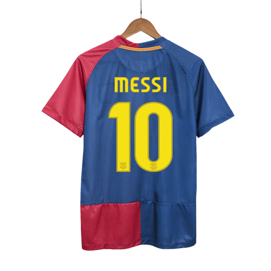 Barcelona 2008/09 Retro Home Soccer Jersey - MESSI #10 – UCL Final