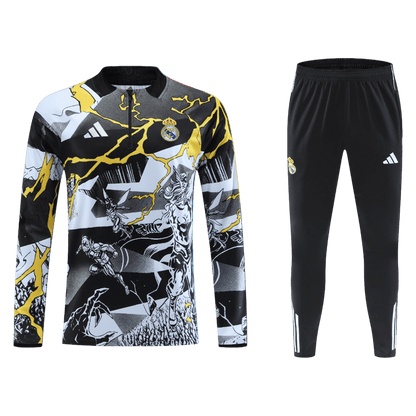 Kids Real Madrid 2025/26 Tracksuit Black