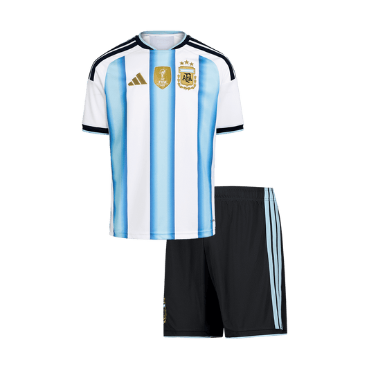 Kids Argentina World Cup 2026 Home Soccer Kit