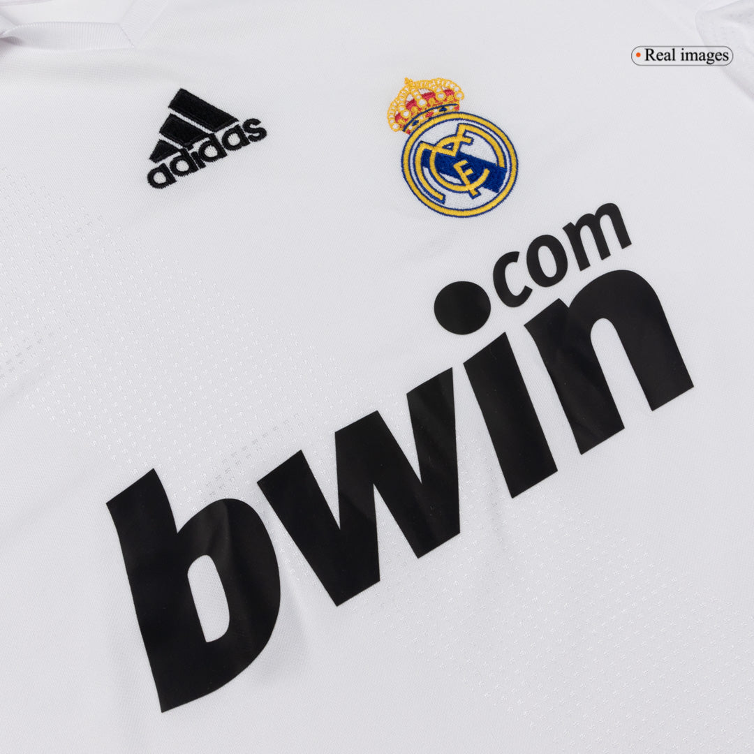 Real Madrid 2008/09 Retro Home Soccer Jersey