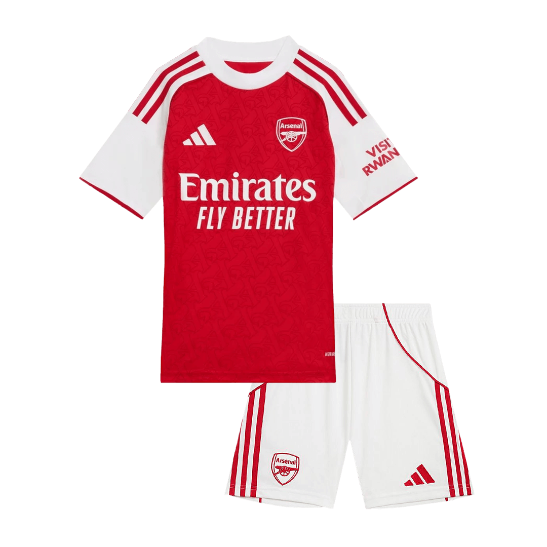 Kids Arsenal 2025/26 Home Soccer Kit