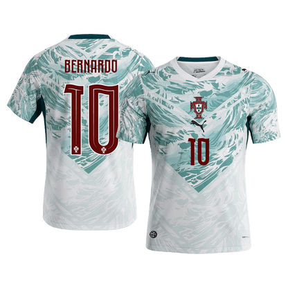 Portugal World Cup 2026 Away Soccer Jersey - BERNARDO #10