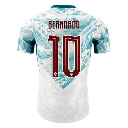Portugal World Cup 2026 Away Soccer Jersey - BERNARDO #10 (Player Edition)