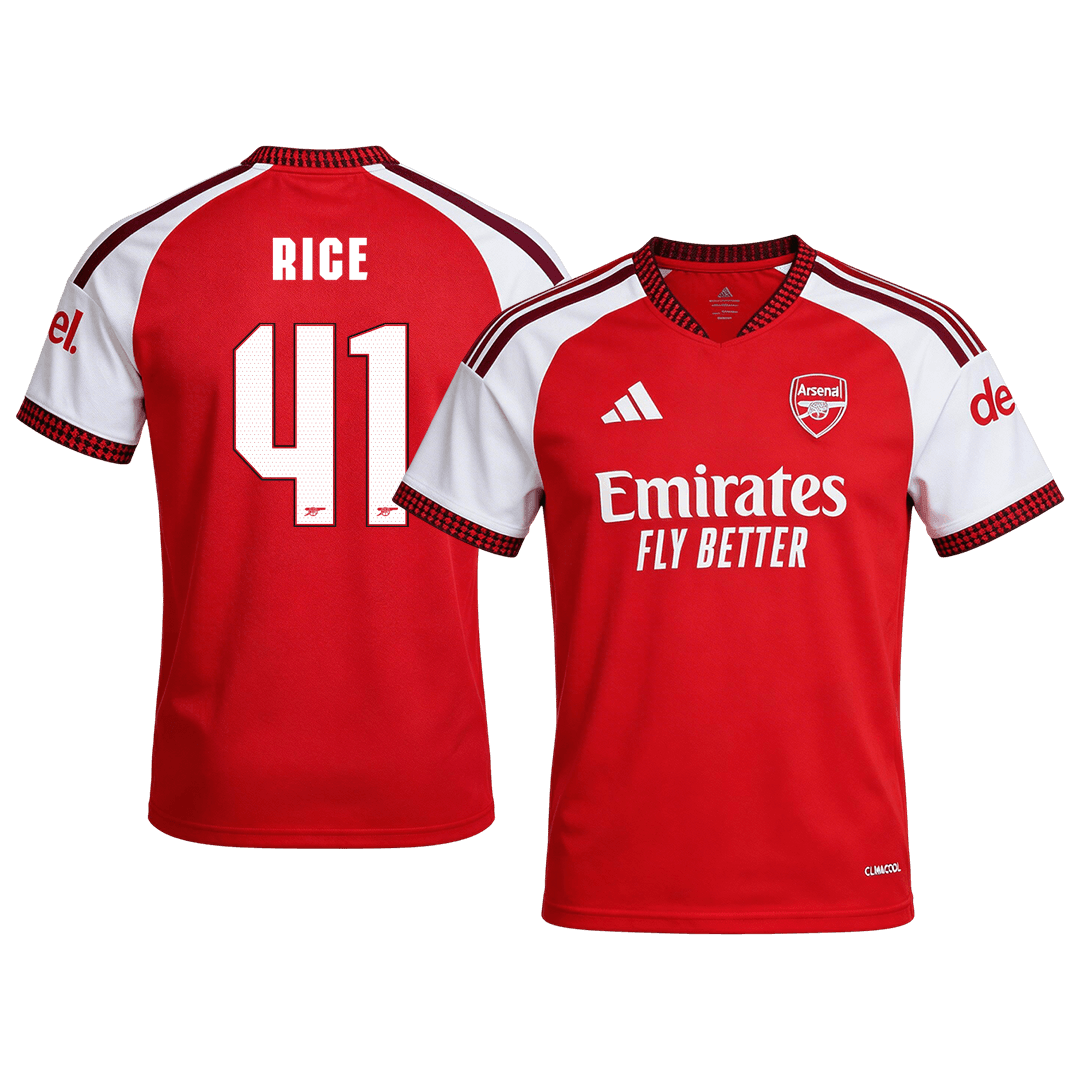 Arsenal 2026/27 Home Soccer Jersey - RICE #41 – UCL