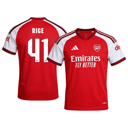 Arsenal 2026/27 Home Soccer Jersey - RICE #41 – UCL