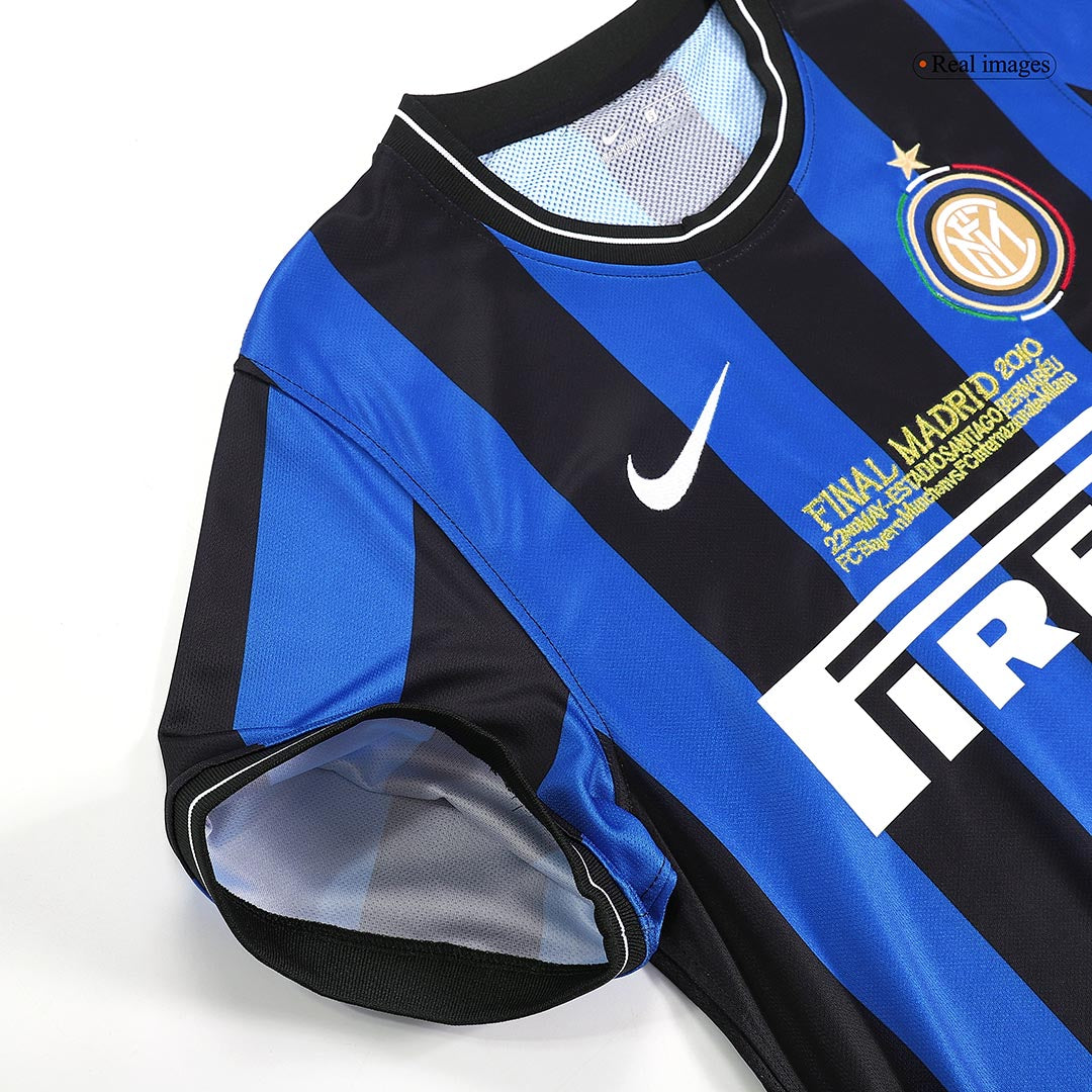Inter Milan 2009/10 Retro Home Soccer Jersey – UCL Final