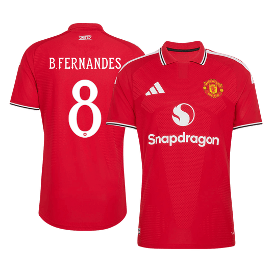 Manchester United 2026/27 Home Soccer Jersey - B. FERNANDES #8 – UCL (Player Edition)