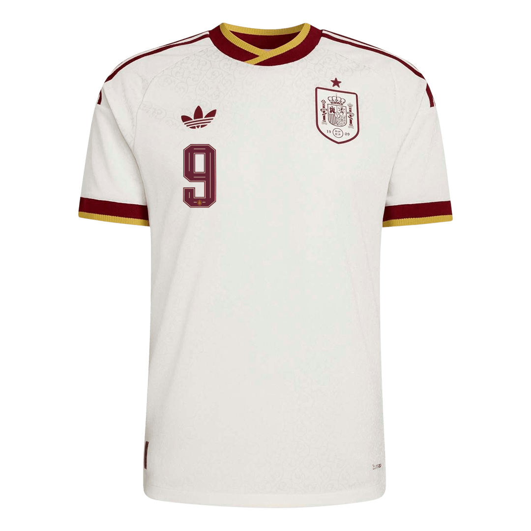 Spain World Cup 2026 Away Soccer Jersey - GAVI #9 (Player Edition)