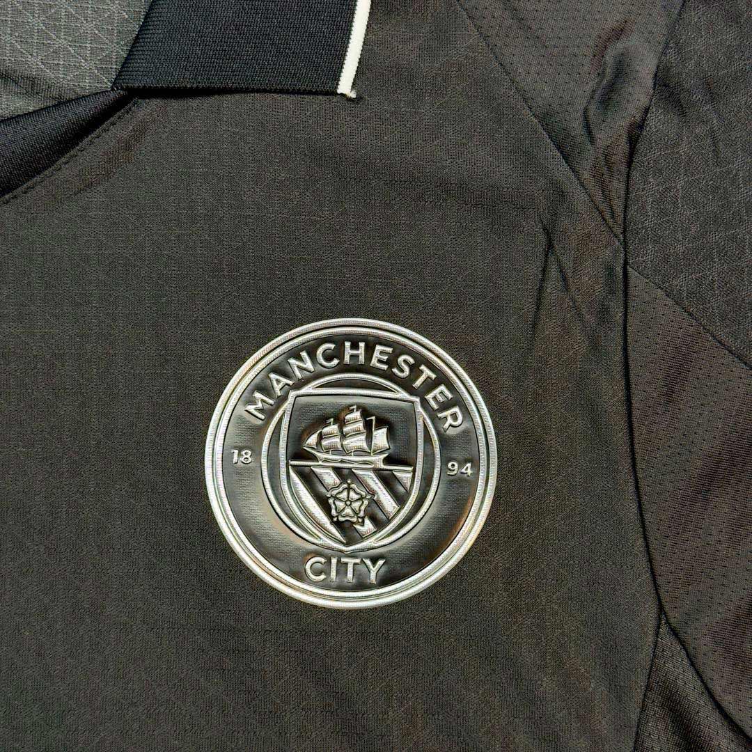 Men's Manchester City 2025/26 Player Version Away Soccer Jersey - Slim Fit