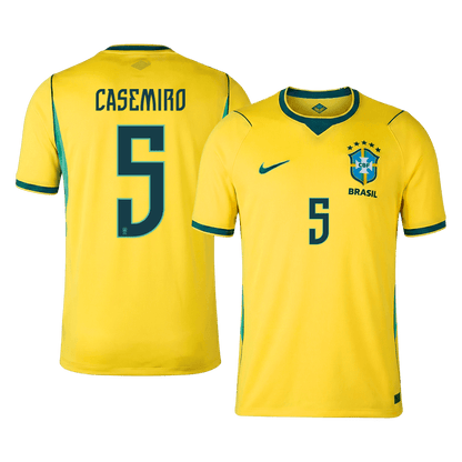 Brazil World Cup 2026 Home Soccer Jersey - CASEMIRO #5