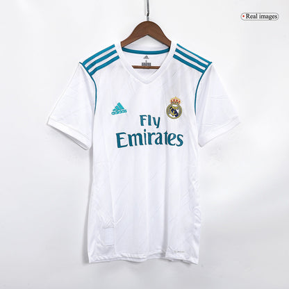 Retro KROOS #8 Men's Real Madrid 2017/18 Home Soccer Jersey