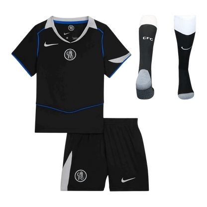 Kid's Chelsea 2025/26 Third Away Soccer Jersey Full Kit