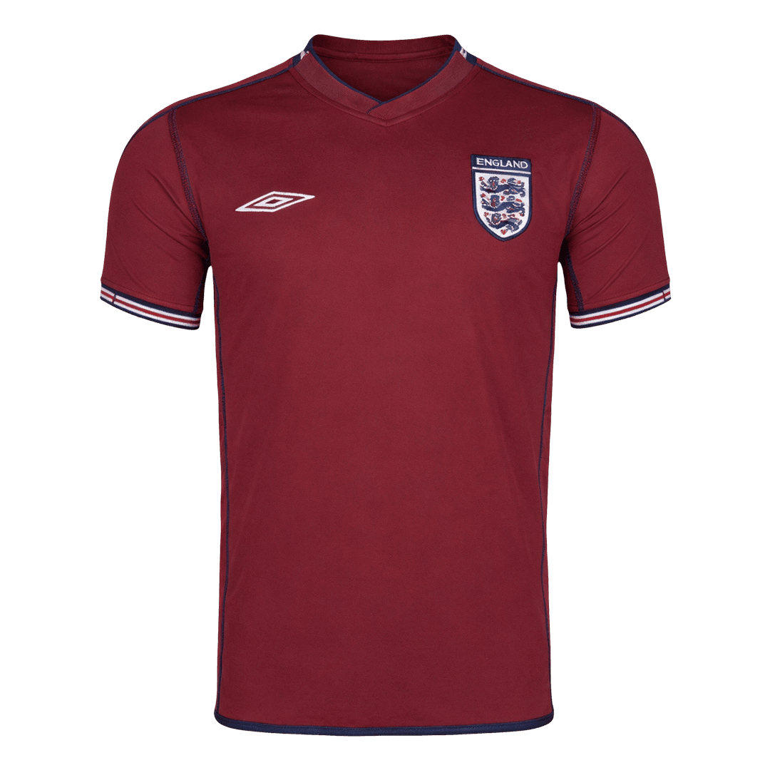 Retro Men's England 2002 Away Soccer Jersey