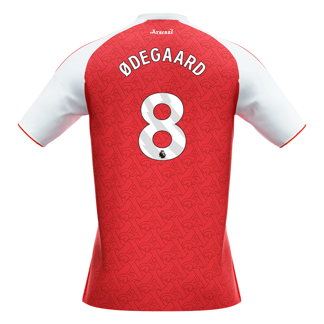 Arsenal 2025/26 Home Soccer Jersey - ØDEGAARD #8