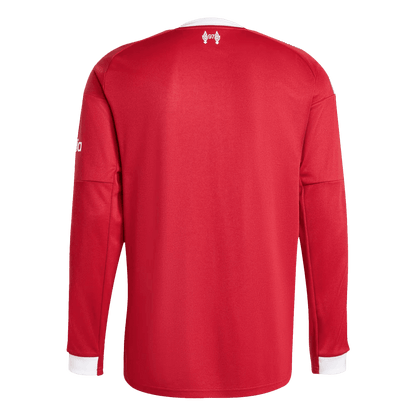 Men's Liverpool 2025/26 Home Long Sleeve Soccer Jersey