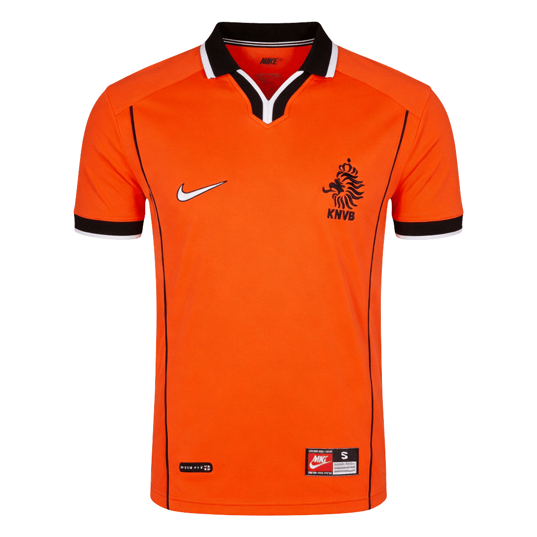Netherlands World Cup 1998 Retro Home Soccer Jersey