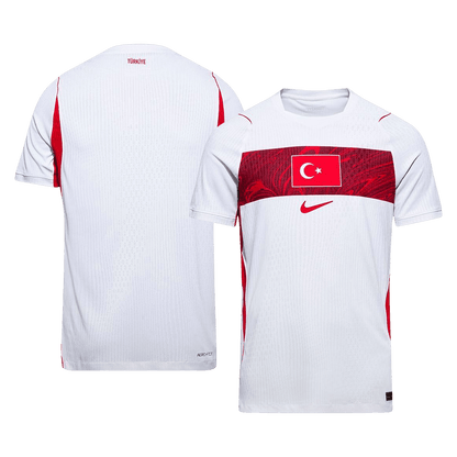 Men's Turkey World Cup 2026 Player Version Away Soccer Jersey - Slim Fit