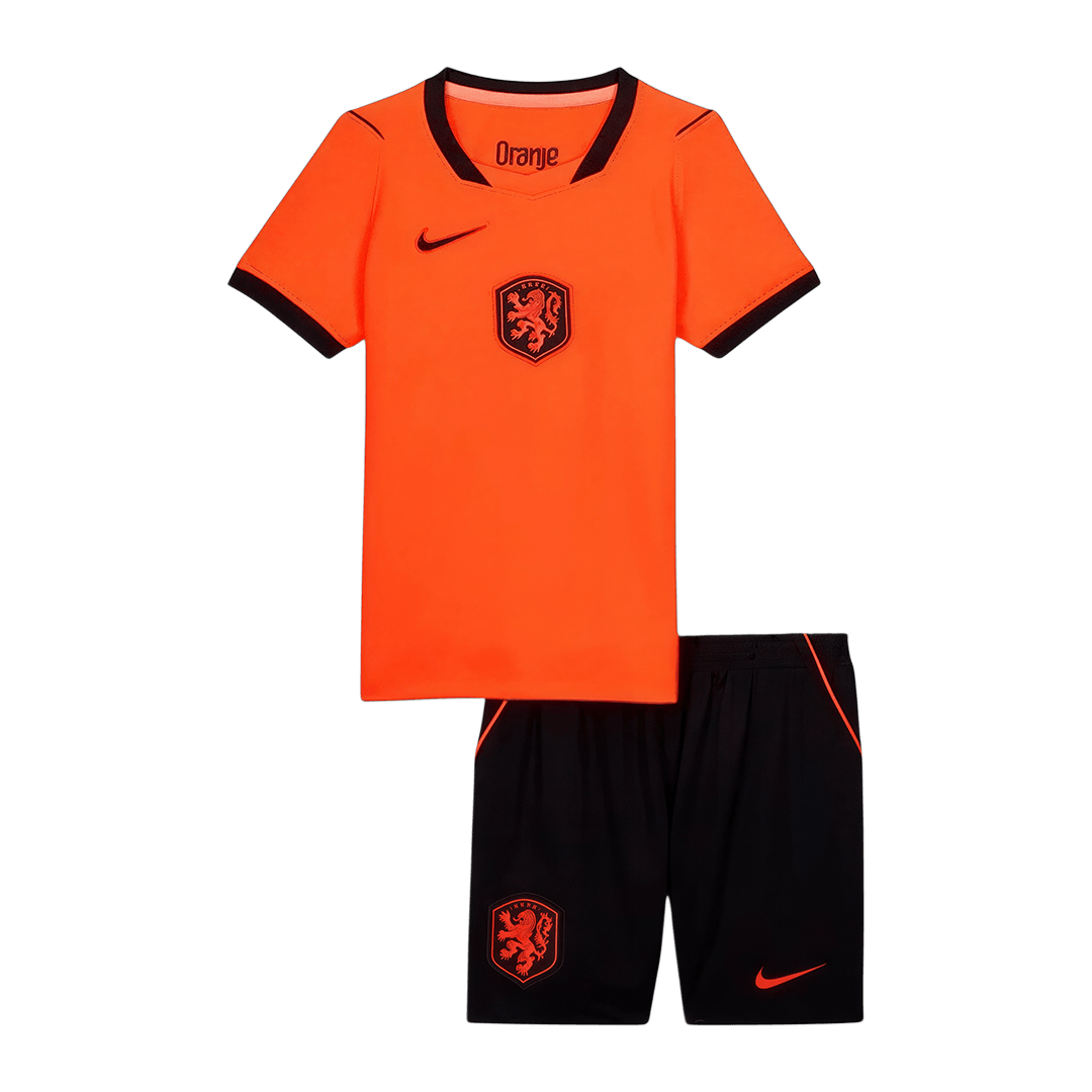 Kids Netherlands World Cup 2026 Home Soccer Kit