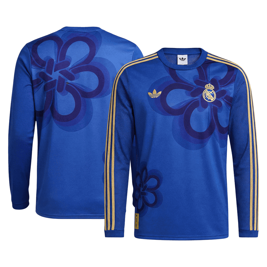 Men's Real Madrid 2025/26 Long Sleeve Soccer Jersey