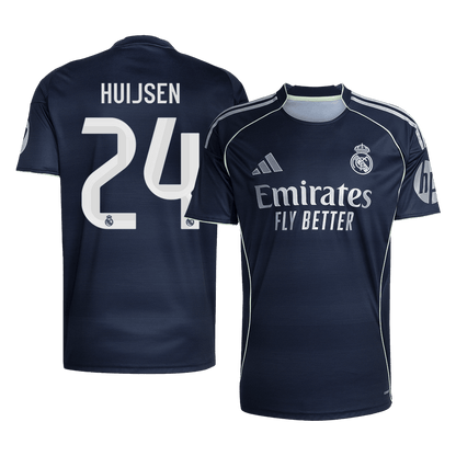 Real Madrid 2025/26 Away Soccer Jersey - HUIJSEN #24