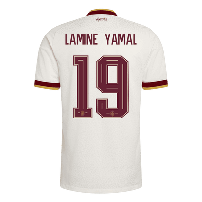 LAMINE YAMAL #19 Men's Spain World Cup 2026 Player Version Champion Edition Away Soccer Jersey