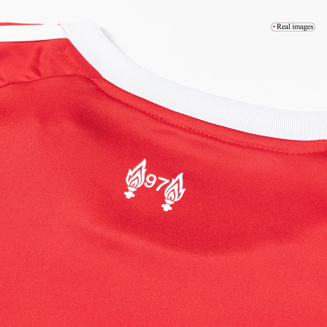Kid's Liverpool 2025/26 Home Soccer Jersey Full Kit