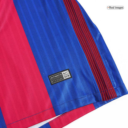 Retro MESSI #10 Men's Barcelona 2016/17 Home Soccer Jersey