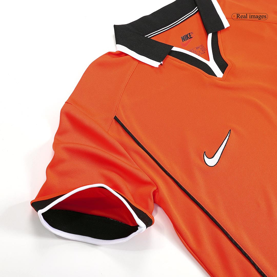 Netherlands World Cup 1998 Retro Home Soccer Jersey