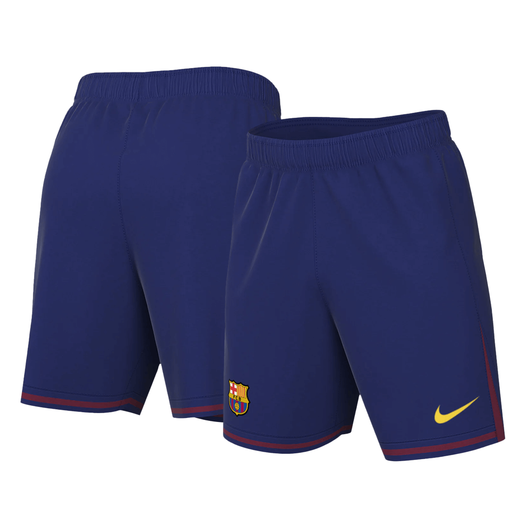 Men's Barcelona 2025/26 Home Soccer Shorts