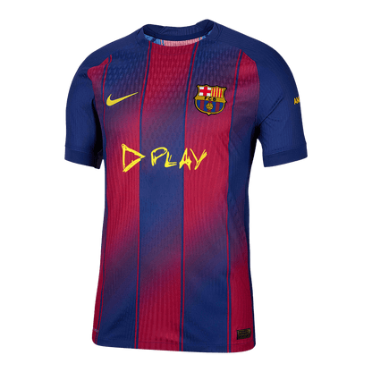 Men's Barcelona 2025/26 Player Version Home Soccer Jersey - Slim Fit