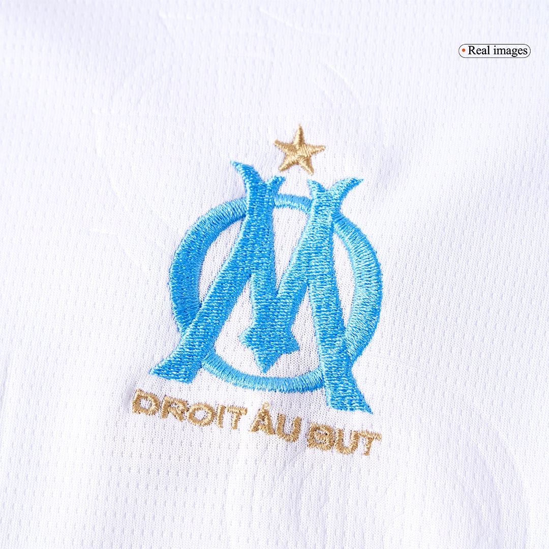 Kids Marseille 2025/26 Home Soccer Kit
