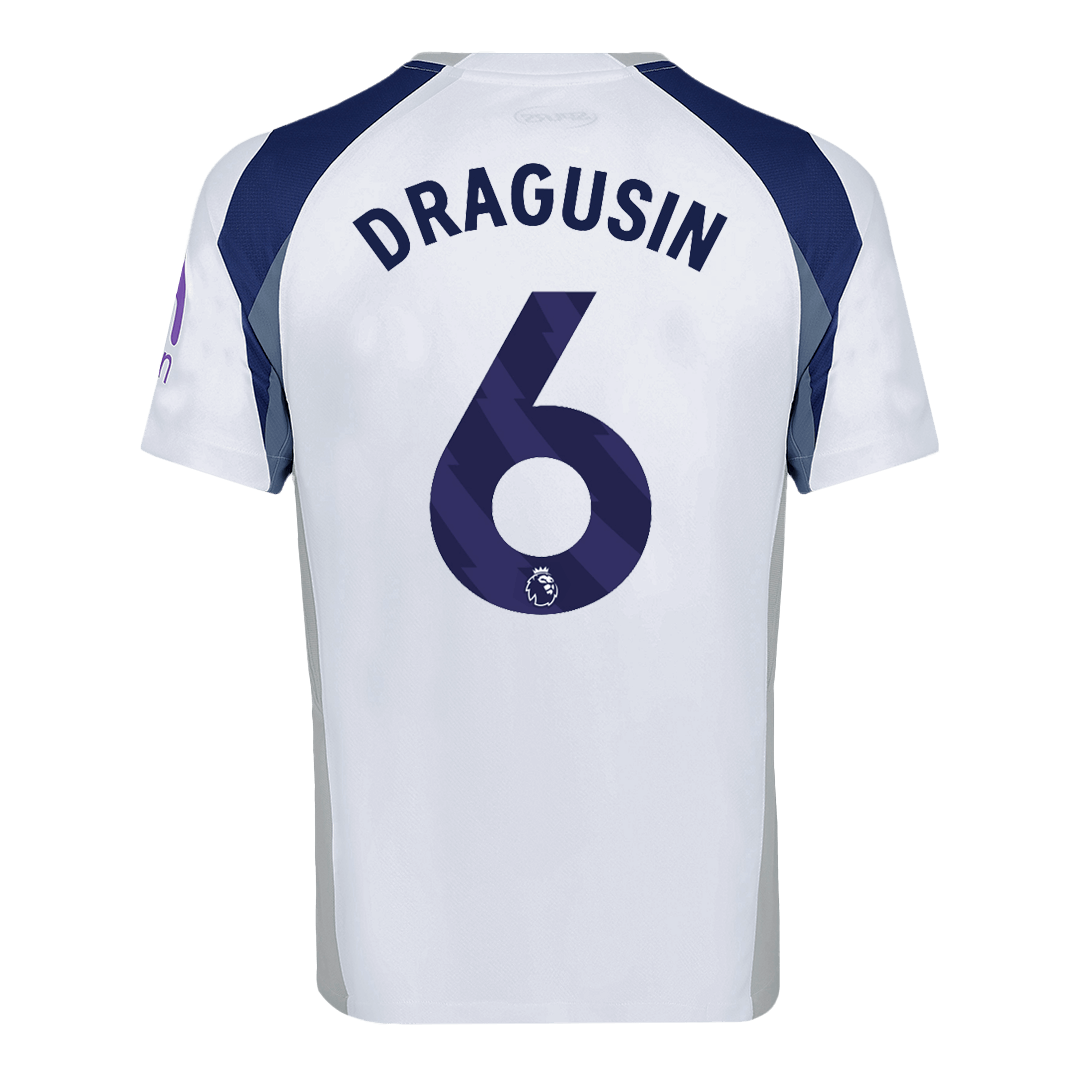 Tottenham Hotspur 2025/26 Home Soccer Jersey - DRAGUSIN #6