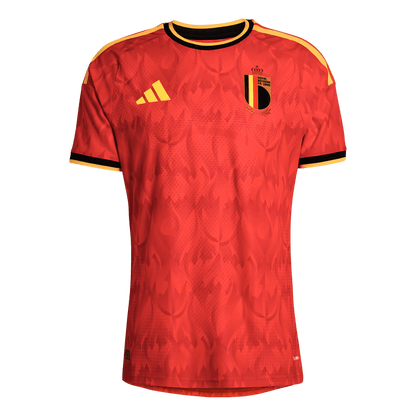 Men's Belgium World Cup 2026 Player Version Home Soccer Jersey - Slim Fit