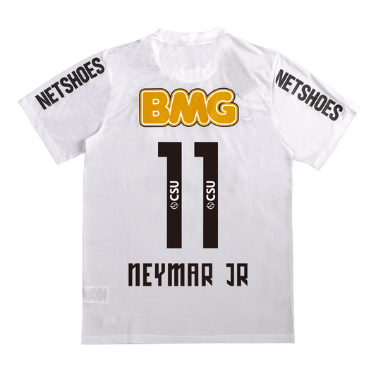 Santos FC 2012 Retro Home Soccer Jersey - NEYMAR JR #11