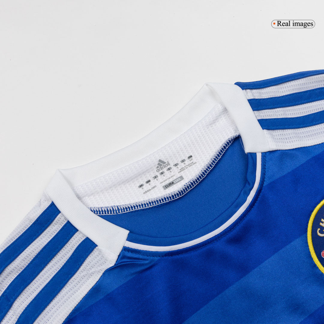 Chelsea 2011/12 Retro Long Sleeve Home Soccer Jersey