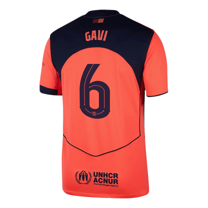 Barcelona 2025/26 Third Away Soccer Jersey - GAVI #6 – UCL
