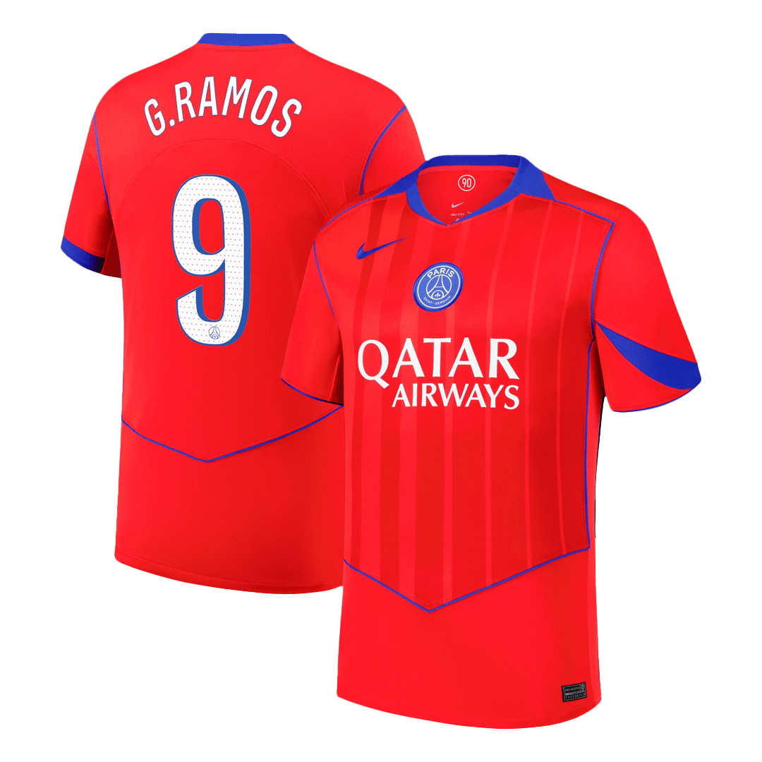 G.RAMOS #9 Men's PSG 2025/26 Third Away Soccer Jersey