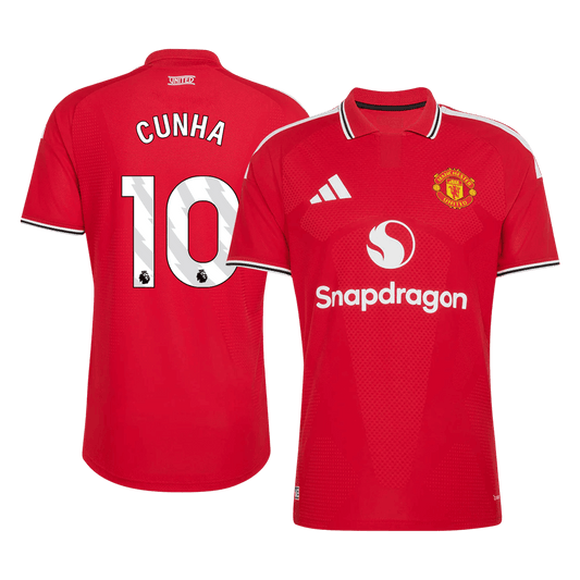 Manchester United 2026/27 Home Soccer Jersey - CUNHA #10 (Player Edition)