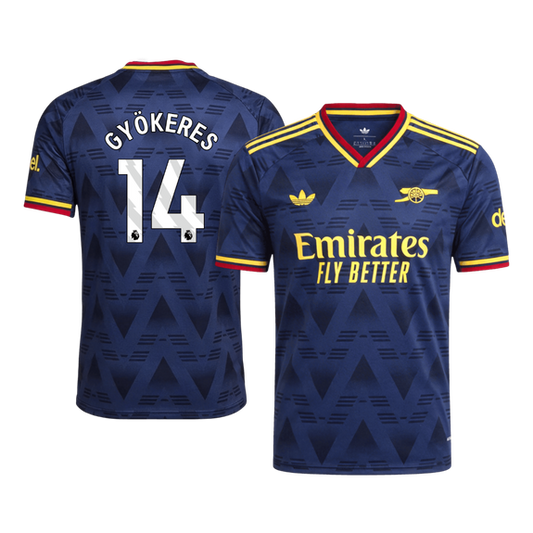 Arsenal 2026/27 Away Soccer Jersey - GYÖKERES #14 (Player Edition)